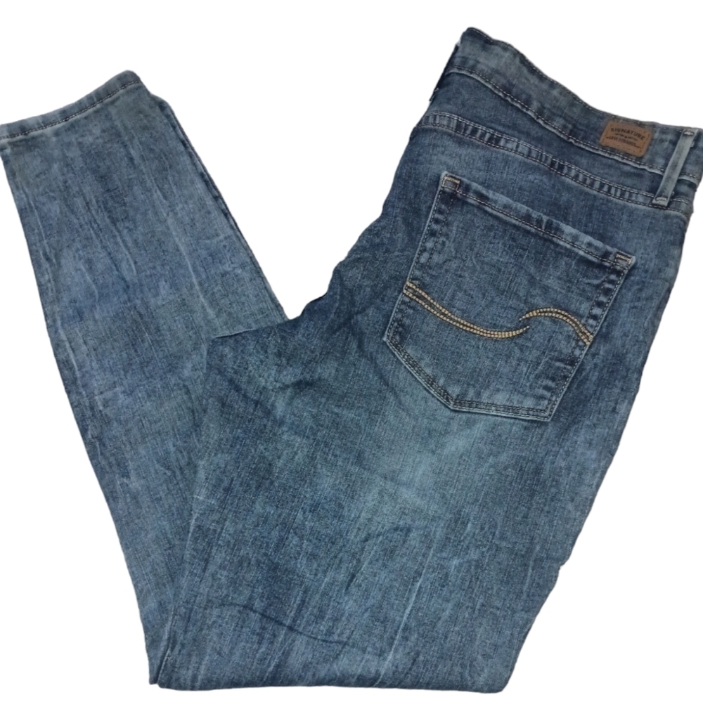Signature By Levi Strauss Modern Skinny Jeans Size 14
